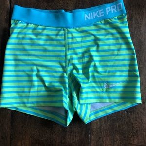 Nike pro compression shorts